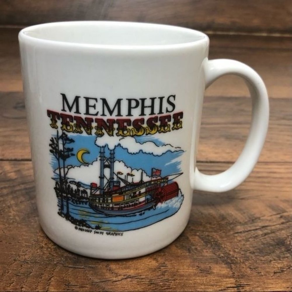 Memphis Tennessee Riverboat Souvenir‎ Coffee Mug